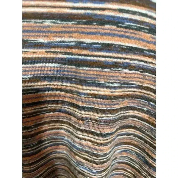 Jessica Simpson Plus 1X Flare-Sleeve V-Neck Striped Womens Sweater Multicolor - Picture 5 of 9